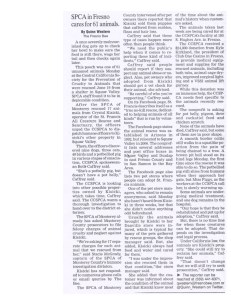 Rescued animals starting to recover